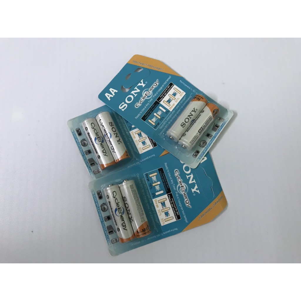 Pin sạc AA/AAA Sony CycleEnergy