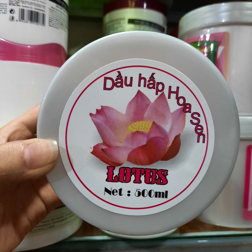 Dầu hấp dưỡng tóc hoa sen Lotus 500ml