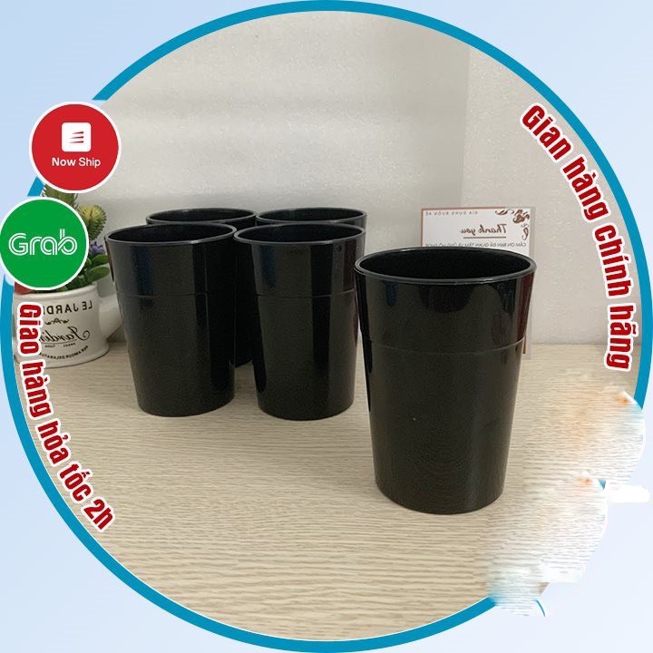 Cốc phíp nhựa uống nước Việt Nhật 330ml - Cốc nhựa chịu nhiệt cao cấp bền đẹp TTS 6315
