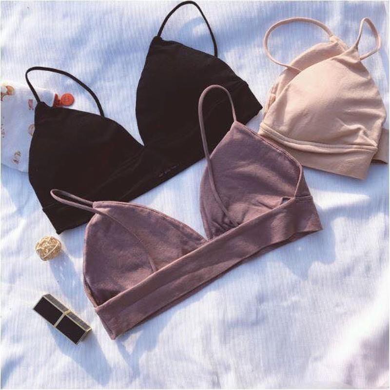 Áo Lót Bra Nữ 💖FREESHIP💖 Bra Cotton Hai Dây Mút Mỏng Mềm Mịn Mặc Thoải Mái Cho Nữ 8886