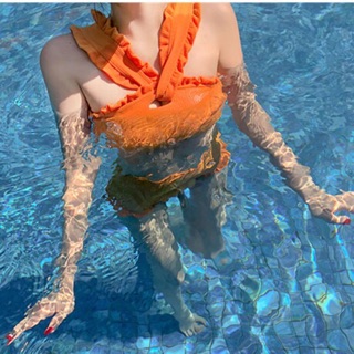 Bikini nhún bèo dễ thương