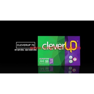 [Rẻ vô địch] [Có sẵn] [Ảnh thật] [Chính hãng] [HCM]Giấy in Clever Up A4 70gsm