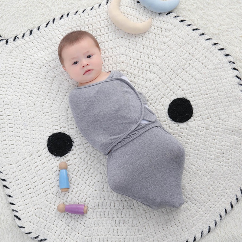 Bộ 2 Chăn Quấn Em Bé Bằng Cotton Mềm Mại Thoáng Khí Tùy Chỉnh Tiện Dụng