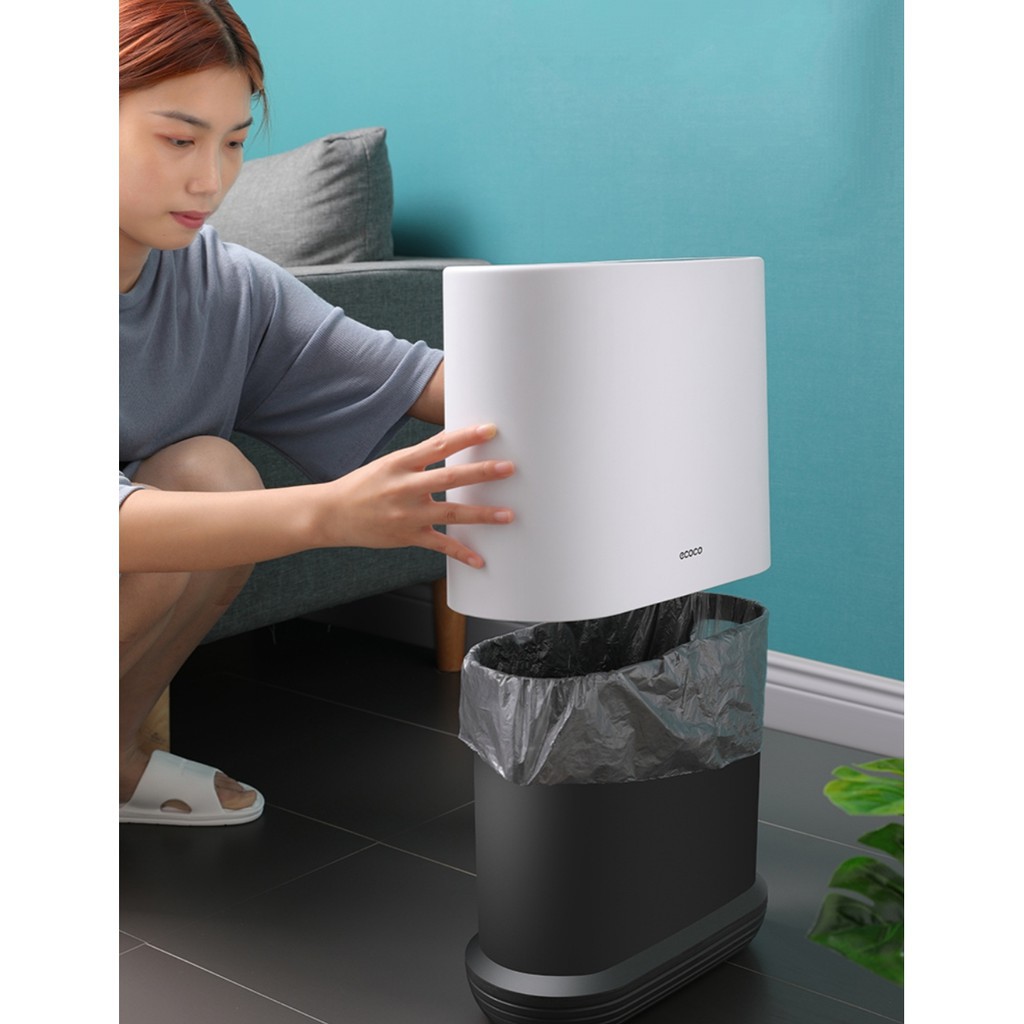 Thùng Rác Thông Minh Cao Cấp ECOCO Thể Tích 10L