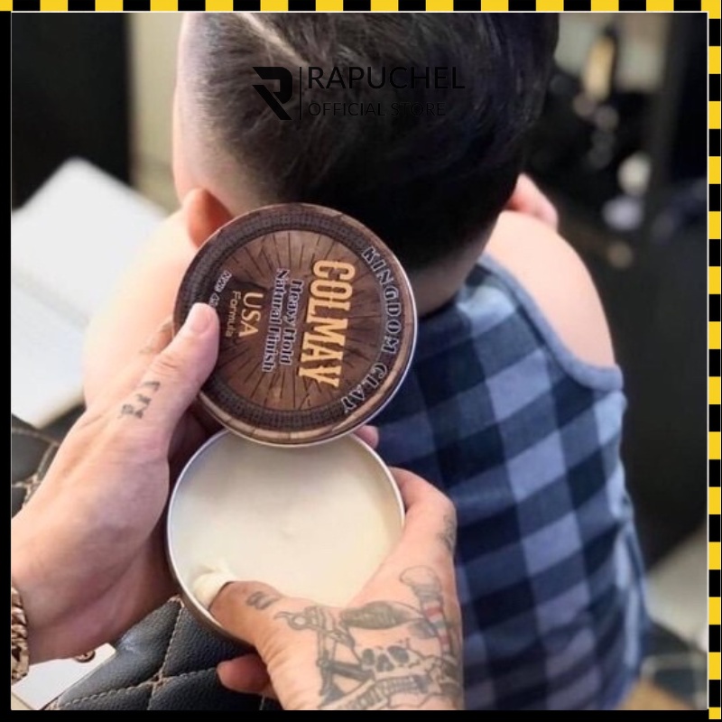 Sáp vuốt tóc nam Colmav Kingdom Clay giữ nếp siêu cao cấp Rapuchel Store C01