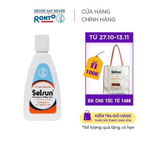 [Mã COS2301 -8% ĐH400K]Dầu gội chống gàu Selsun 100ml