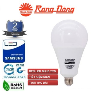 Bóng đèn LED bulb 20W Rạng Đông - SAMSUNG ChipLED