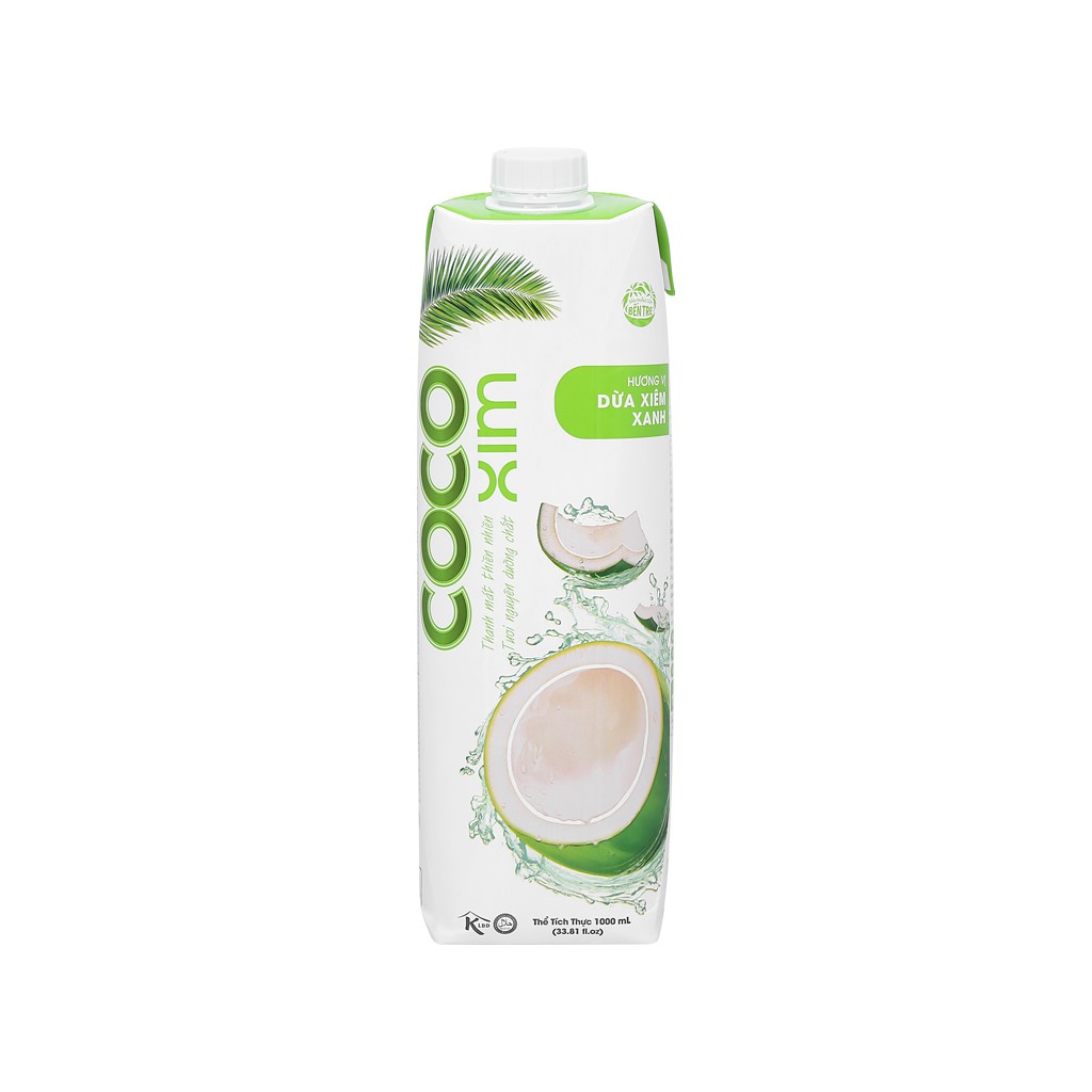 Nước dừa xiêm xanh Cocoxim 1 lít