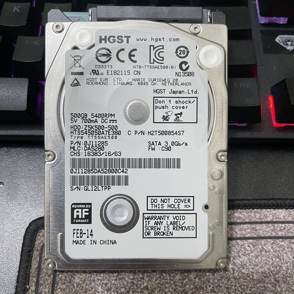 Ổ cứng HDD 2.5 inch 320gb, 500gb, 1TB