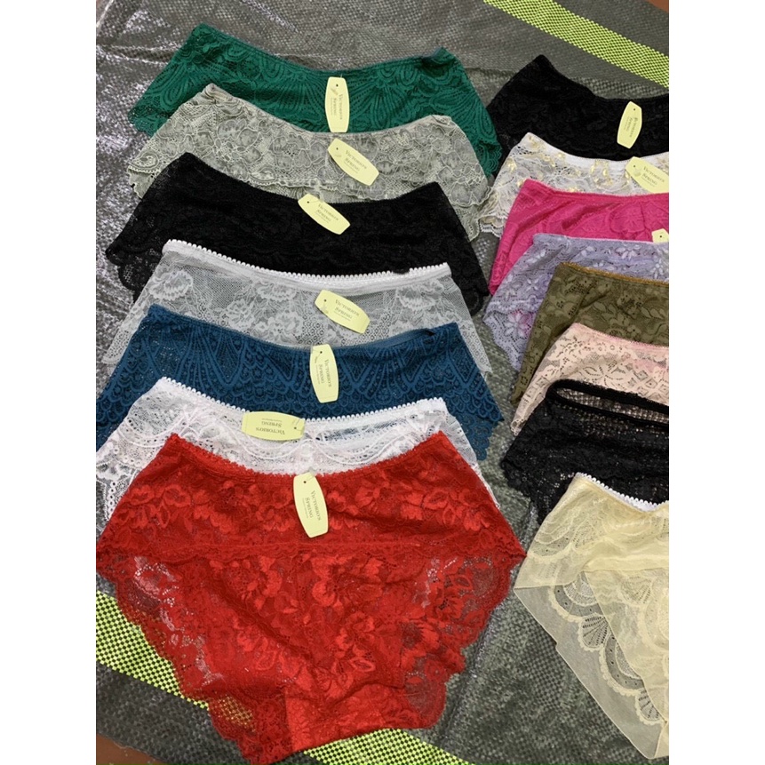 Bộ 10 Quần Lót Ren Công Chúa Sexy Freesize Dưới 65kg Chíp Ren Tiểu Thư Dễ Thương Susi Shop