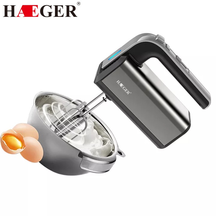 Máy đánh trứng và đánh bột làm bánh cầm tay nhãn hiệu Haeger HG-6664 - Bảo hành 12 tháng