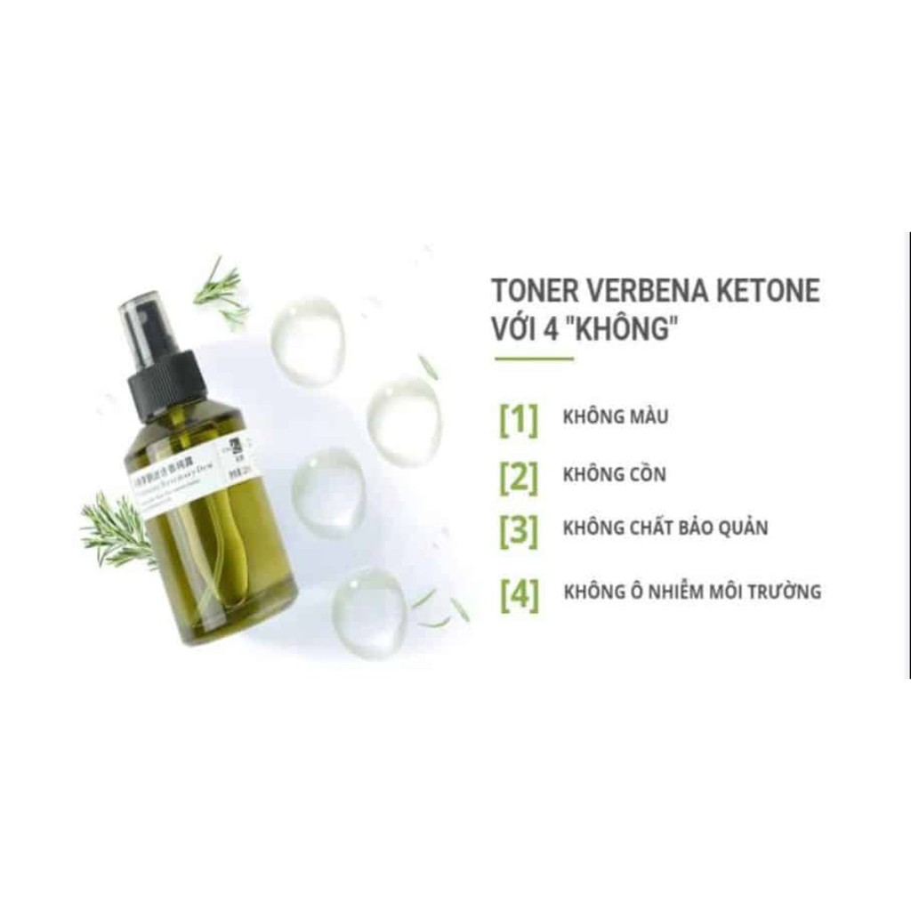 AUTH Toner Tiêu Diệt Mụn Ẩn Mụn Đầu Đen Thu Nhỏ Lỗ Chân Lông Tái Tạo Da Verbena Ketone Rosemary Yingchun Xịt Mụn Ẩn | BigBuy360 - bigbuy360.vn