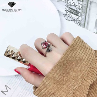 Nhẫn Nữ Hồ Ly May Mắn Bạc Cao Cấp - Bảo Tín