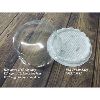 BỘ 100 HỘP ĐỰNG BÁNH H15 NẮP BẰNG, KÍCH THƯỚC 10 X 10 X 4 CM