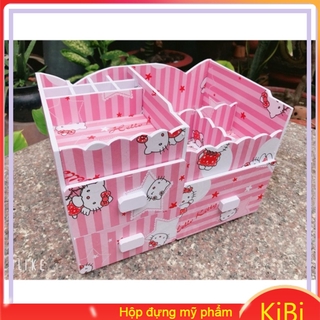 Kệ mỹ phẩm tai mèo kitty đựng son phấn trang điểm mỹ phẩm gọn gàng chất lượng