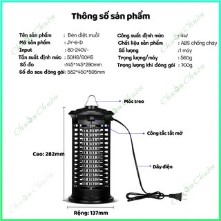 Đèn Bắt Muỗi CHUỒN CHUỒN Đèn Diệt Muỗi Máy Bẫy Muỗi Cao Cấp ELECTRIC 4W kiêm đèn ngủ chống lóa mắt Bảo Hành 12 Tháng