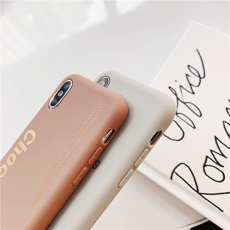 Ốp lưng iphone Chocolate TPU trơn dẻo mềm 5/5s/6/6plus/6s/6splus/7/7plus/8/8plus/x/xr/xs/11/12/pro/max/plus/promax | BigBuy360 - bigbuy360.vn