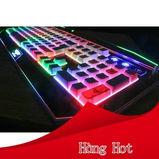 Bàn phím bán cơ Newmen GM100 cũ thanh lý phòng net VIP đang sử dụng tốt_ bàn phím chơi game Full Led