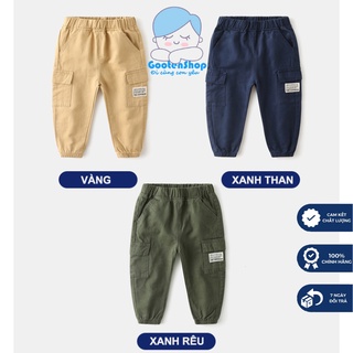 Quần kaki bé trai kiểu dáng hàn quốc có túi hộp cho bé chất vải mềm mịn QK1-5