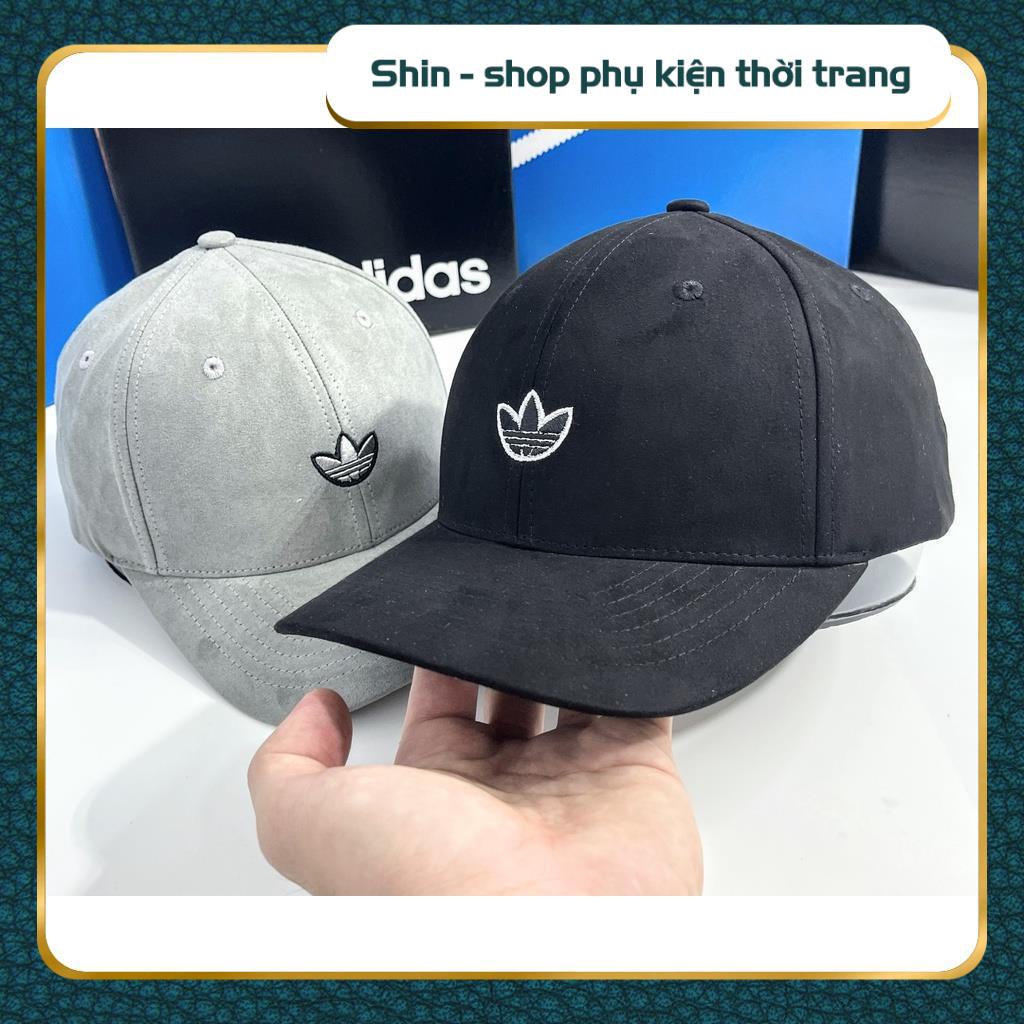 Mũ nón lưỡi trai nón kết nam nữ bằng da lộn thể thao trẻ trung đẹp chất hàng hiệu - Shin Shop Phụ Kiện Thời Trang