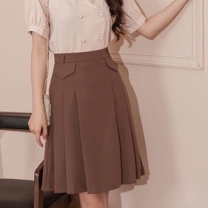 Chân váy nữ dài chân váy nữ công sở thiết kế nắp túi sang trọng chất liệu tuyết mưa cao cấp-Mã CV557-PANOSI