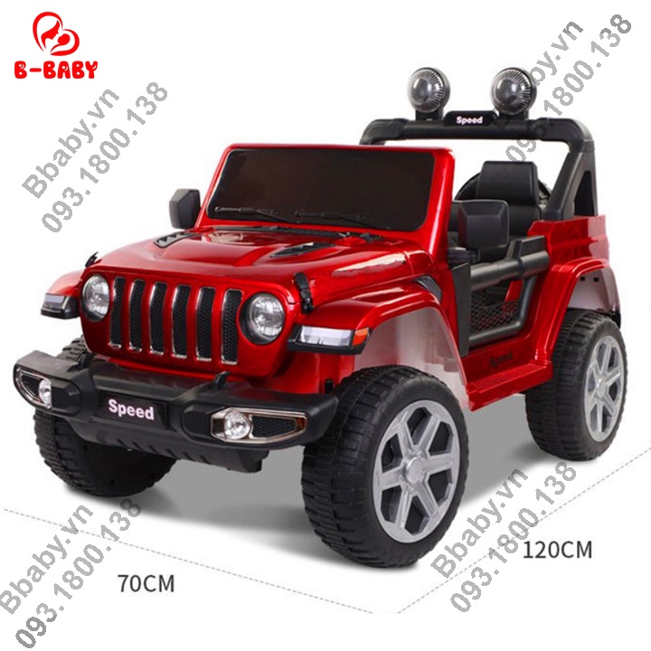 Xe ô tô điện trẻ em FT 938 Ghế Da Bánh Cao Su