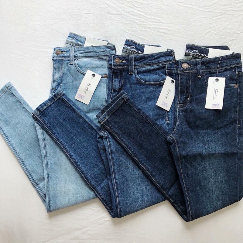 Quần Jeans Skinny 9 tấc trơn Kancan Xuất Xịn [ẢNH THẬT]