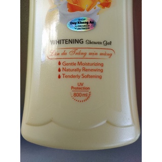 Sữa tắm E100 chai vòi 800ml