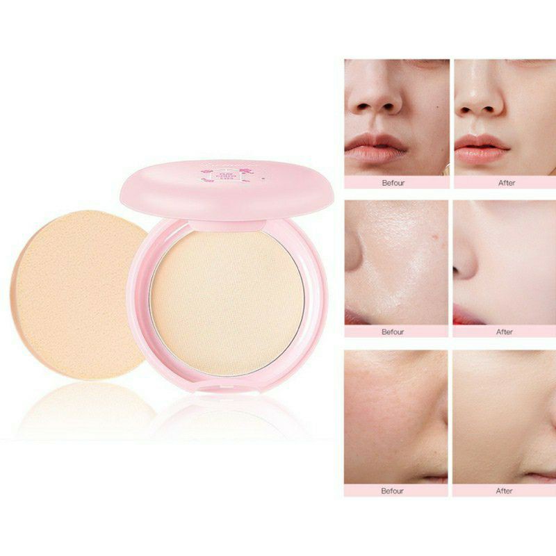 Phấn phủ kiềm dầu Lameila Make Up Powder 5046,phấn nền nén Lameila che khuyết điểm,trắng sáng,mịn màng gương mặt rạng rỡ