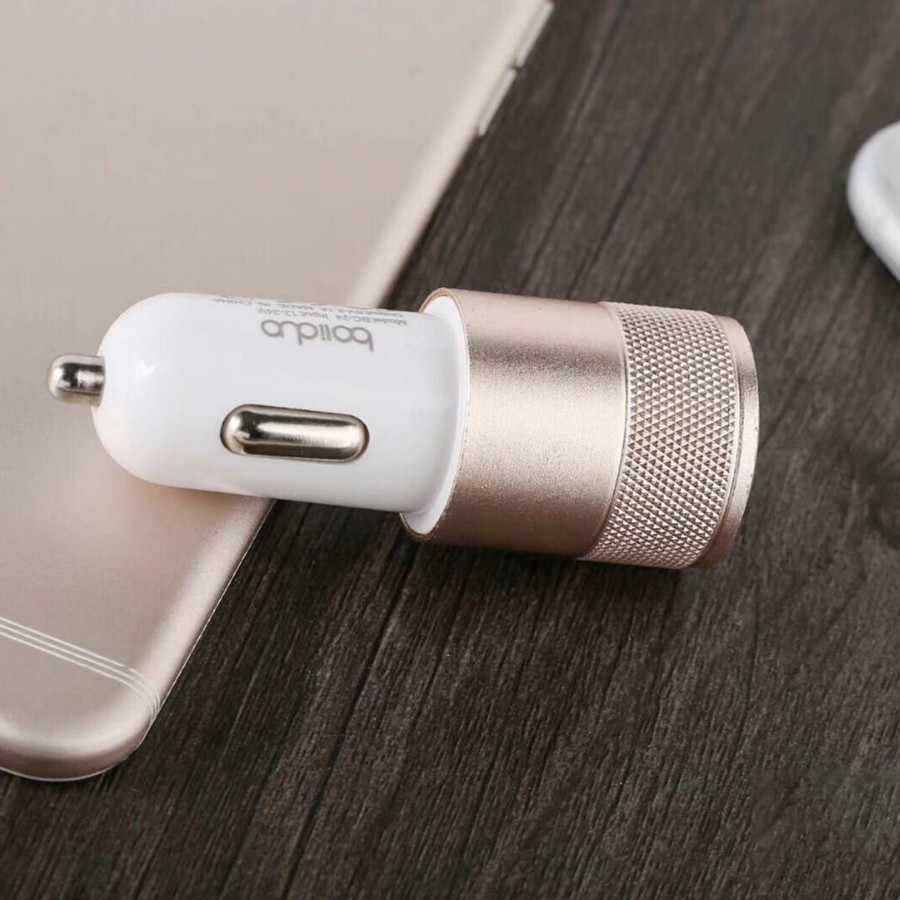 Tẩu Sạc Ô Tô Boliduo BC24 2 Cổng USB – Tẩu Sạc Cao Cấp