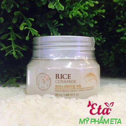 Kem dưỡng gạo TFS Rice Ceramide Moisturizing Cream sáng mịn màng 50ml