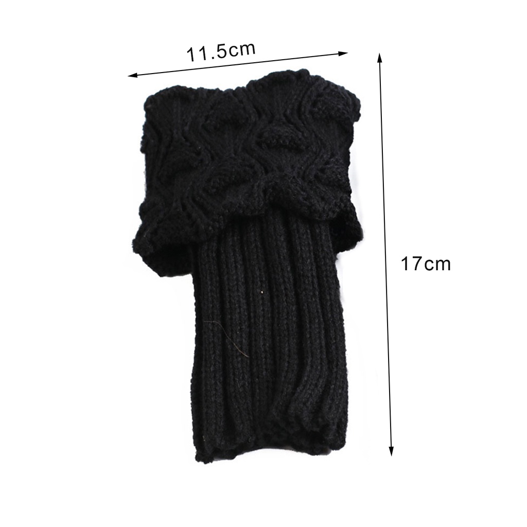 Ống Len Đeo Chân Giữ Ấm Hình Miệng Cá