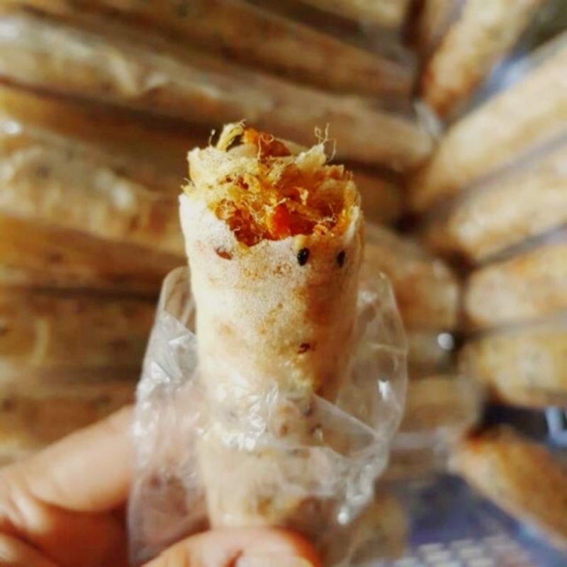 [HOT!!] 10 Cái Bánh tráng nướng mắm ruốc cuộn chà bông | BigBuy360 - bigbuy360.vn