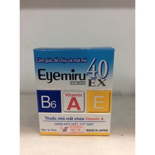 nước nhỏ mắt Eyemiru 40 EX chứa vitamin A 15ml