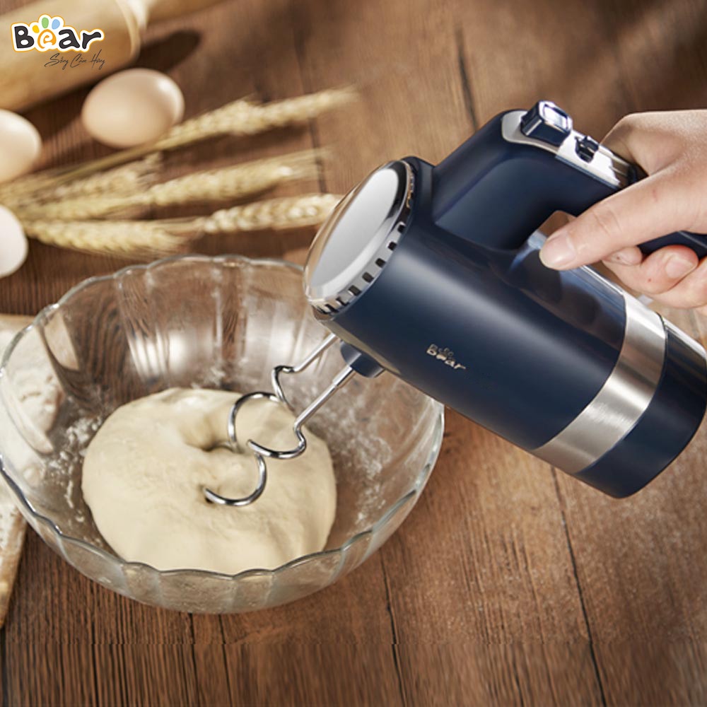 Máy đánh trứng máy đánh kem cầm tay mini bear B02L1 Đa Năng, Mạnh Mẽ, Bền Bỉ Bào Hành Chính Hãng 18 Tháng Bếp Nhà Bear