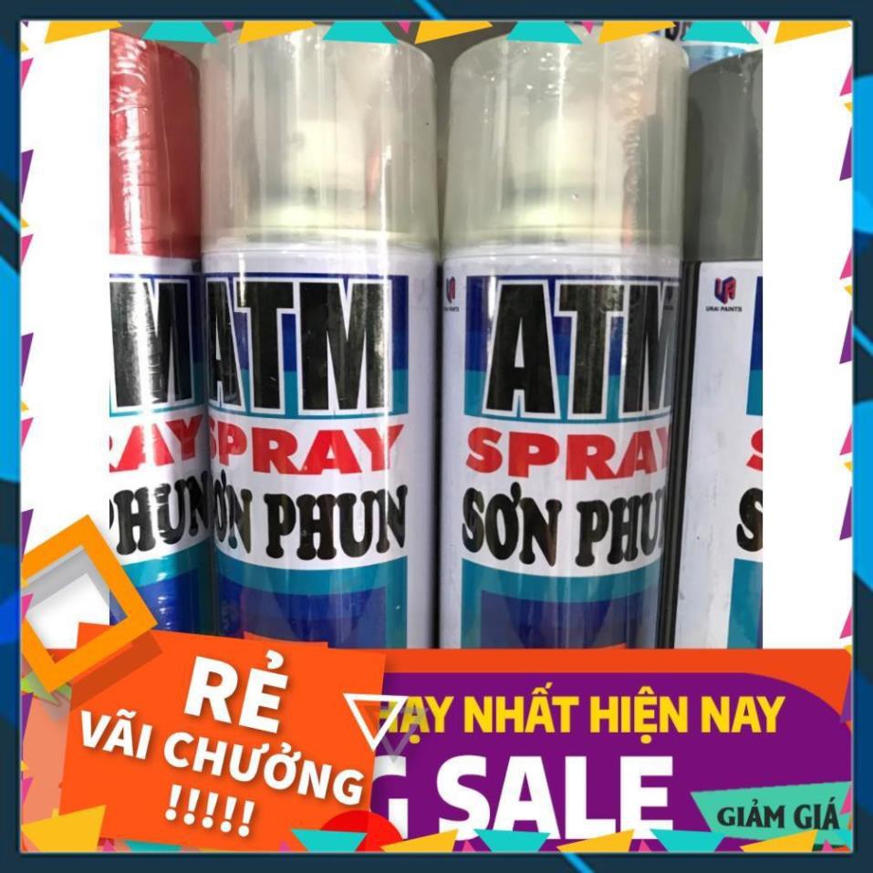 [BÁN CHẠY]  Sơn xịt ATM Spray Đủ Màu Giá sỉ (Mầu gì k có trong bảng các bạn nt hỏi mầu nhé)