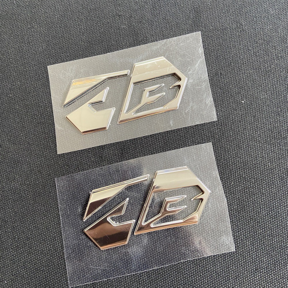 [GIÁ GỐC] TEM DÁN LOGO AB 2020 MẪU MỚI NHẤT THEO XE SIÊU ĐẸP (MÀU BẠC)