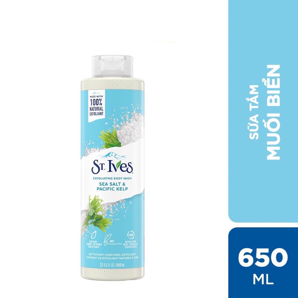 Sữa Tắm ST.Ives Body Wash 650ml mẫu mới