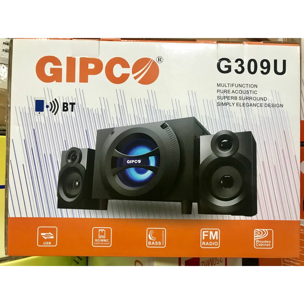 Loa Bluetooth GIPCO G309U mới 100% - có chức năng điều khiển từ xa