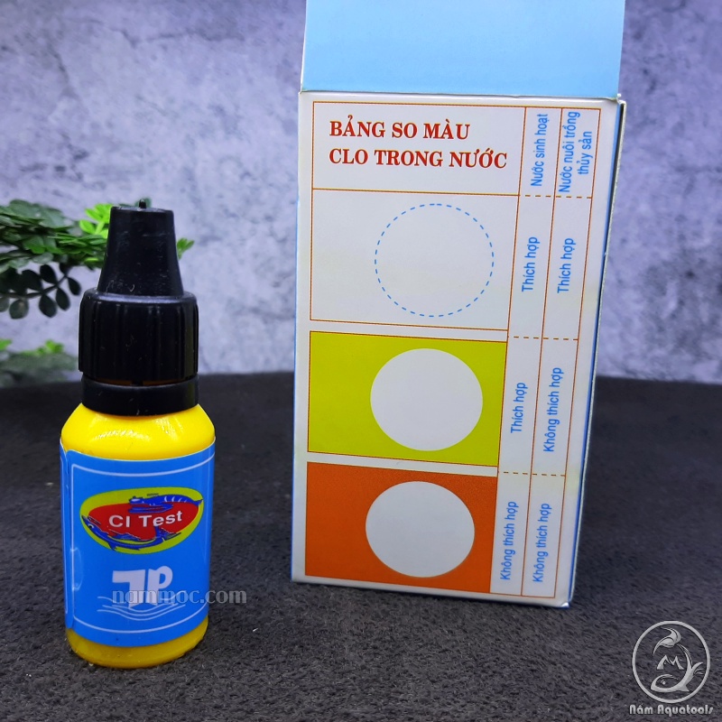 Clo Test Kit  | Kiểm Tra Lượng Clo Có Trong Nước Của Bể Cá Cảnh, Thuỷ Sinh