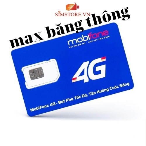 Sim mobifone 4G chuyên phát wifi không giới hạn-Sim max băng thông trọn gói - Simstore