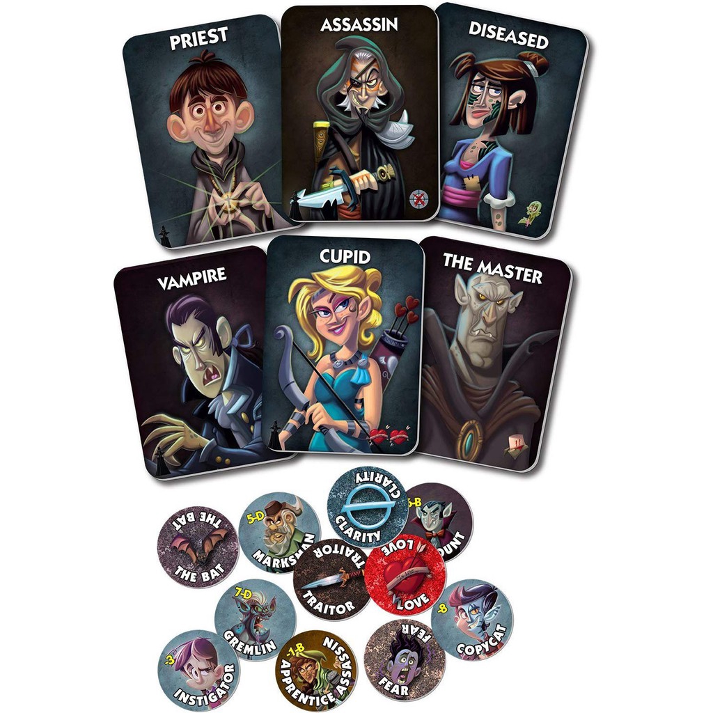 One Night Ultimate Vampire board game Bộ trò chơi Board Game Ma Sói One Night Ultimate Vampire