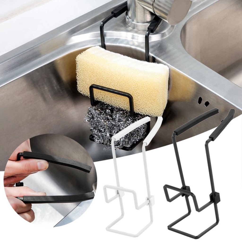 Giá Đỡ Bọt Biển Rửa Chén / Xà Phòng Bằng Kim Loại Tiện Dụng