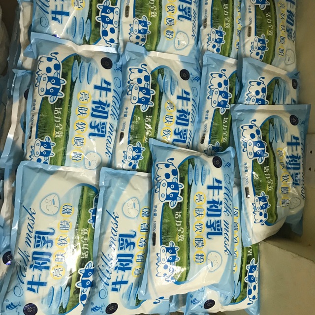 Bột đắp mặt nạ sữa bò