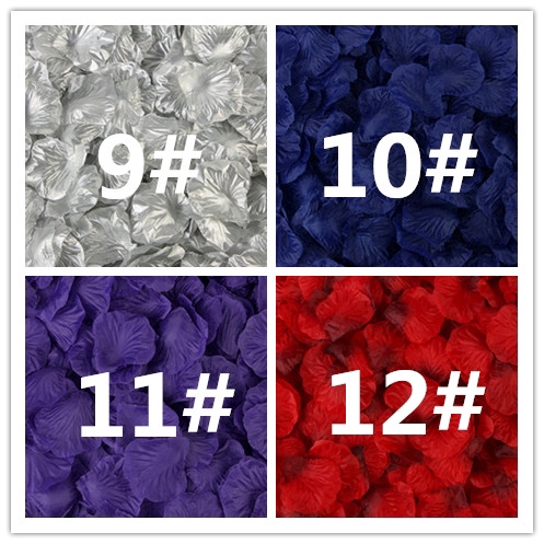 Set 100 cánh hoa giả bằng lụa trang trí tiệc cưới / sinh nhật đẹp mắt