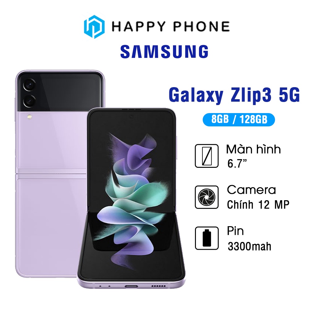 Điện Thoại Samsung Galaxy Z Flip3 5G 128G - Hàng Chính Hãng, Mới 100%, Nguyên seal