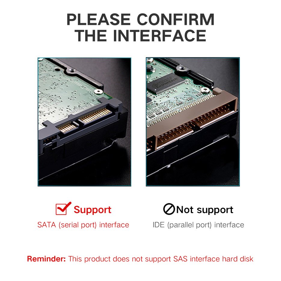 Cáp Chuyển Đổi Usb 2.0 Type C Sang 2.5 Inch Sata Cho Ổ Cứng 2.5 '' Hdd / Ssd