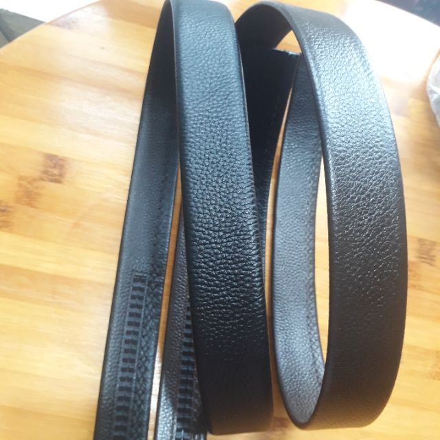 Dây nịt nam thắt lưng nam da bò thật liền miếng