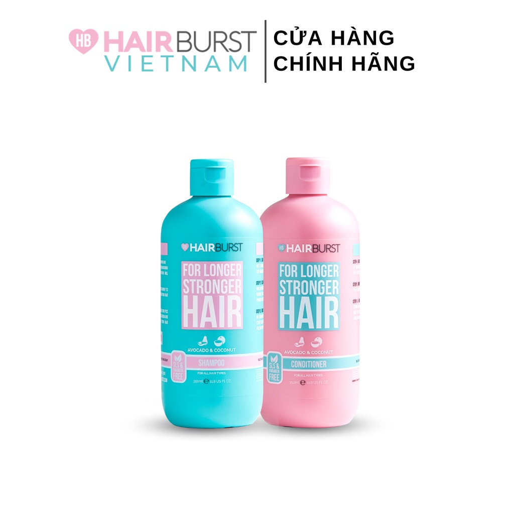 [Mã COSHB4 giảm 10% đơn 400K] [HB GIFT] Dầu xả HAIRBURST kích thích mọc tóc dài hơn chắc khỏe hơn 350ml/chai