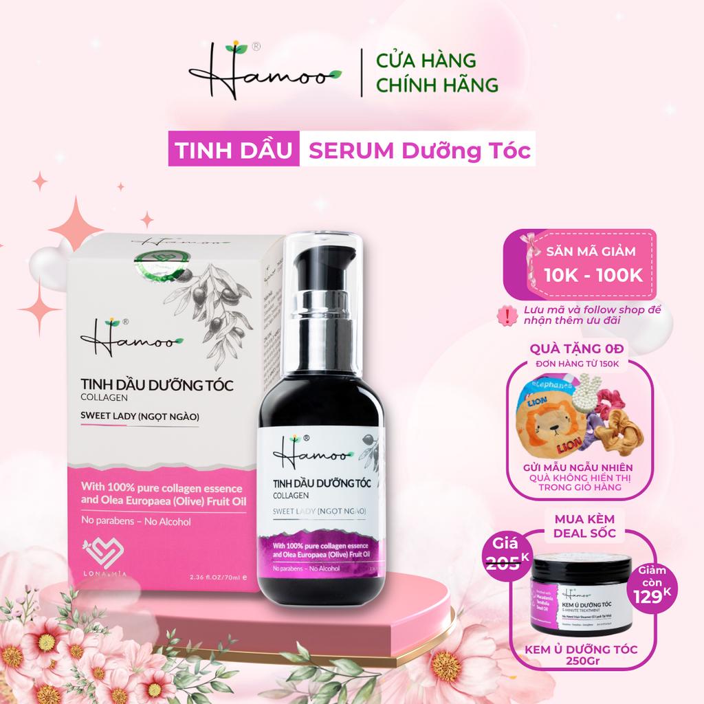 Tinh Dầu Dưỡng Tóc HaMoo Hương Sweet Lady Ngọt Ngào Giúp Tóc Suôn Mượt Bóng Khoẻ 70ml Giá Dùng Thử